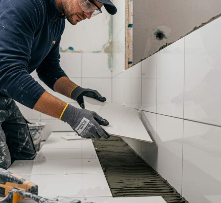 Revêtement résistant pour salle de bain