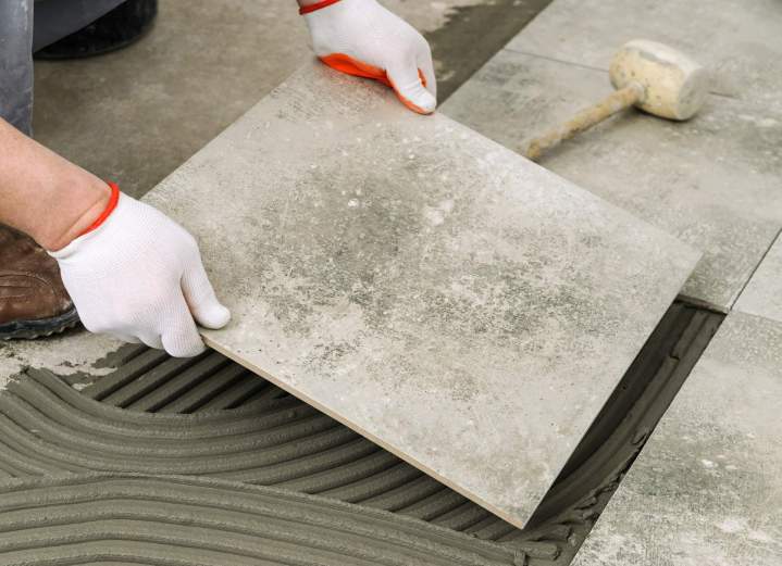 Pose de carrelage salle de bain Montréal
