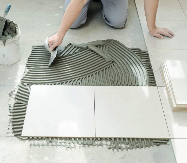 Pose de carrelage salle de bain à Rive-Sud